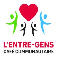 Logo du Café communautaire L’Entre-Gens, 13 décembre 2018